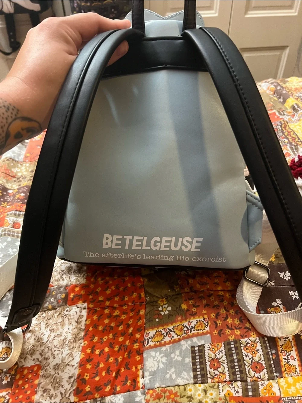 Loungefly Beetlejuice Character Mini Backpack